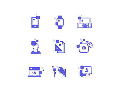 Icons set blue design icon icondesign icons set