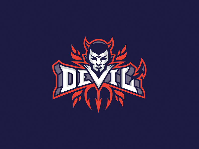 Devil gaming logo vector free download