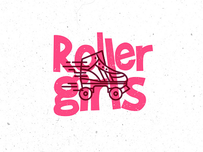 ROLLER GIRLS derby girl pink roller