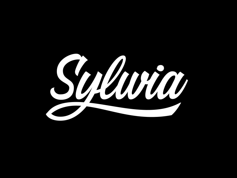 Sylwia animation font gif lettering logo typo typograpgy