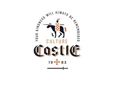 Culture Castle black castle font gothic horese knight logo medieval sword