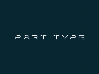 part type custom type logo