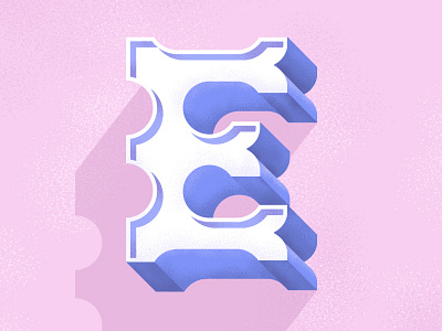 36daysoftype E e letter lettering
