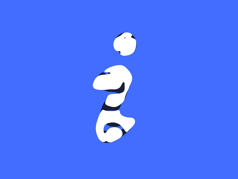36daysoftype i animation custom font gif i letter lettering type typography