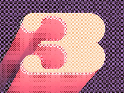 36daysoftype 3 3 number