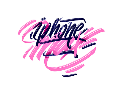 😂Iphone MAX calligraphy lettering