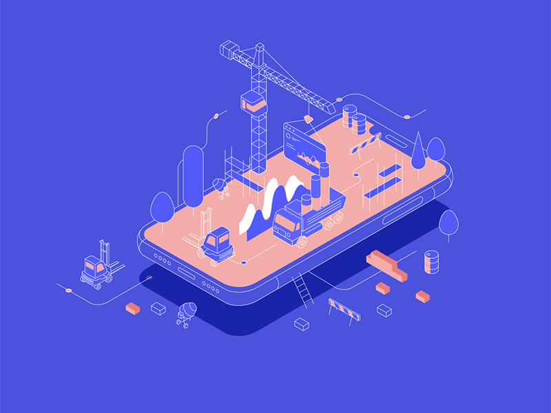 🚧Under Construction🚧 animation gif illustration ui vector