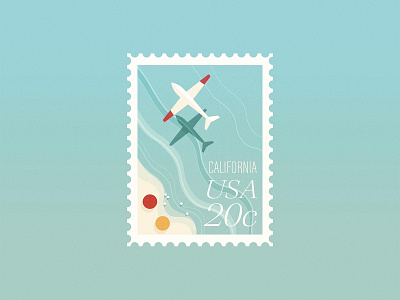 California STAMP design illustration stamp stamp design vector