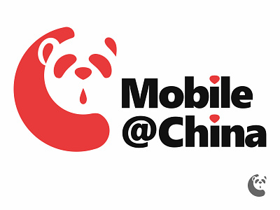 Panda logo branding design icon illustration logo