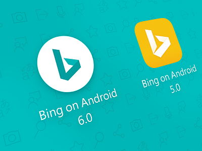 Bing on Android icon app bing icon