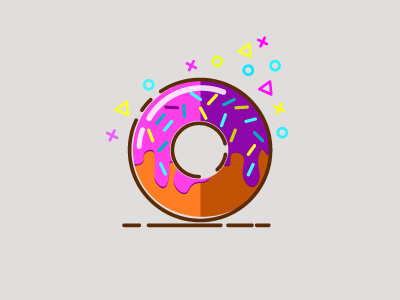Donut 2 icon logo