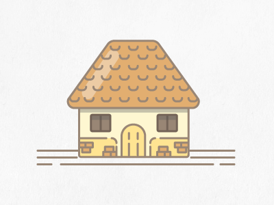 Small old house icon feudalism house icon icon challenging icon design iconholic icons map