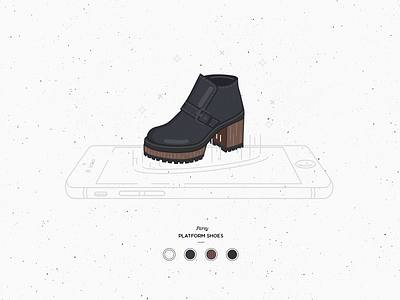 Boots platform boots design fashion icon interface platform sell shoes