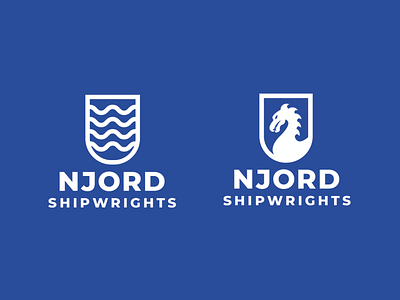Njord Shipwrights branding daily logo dailylogochallenge dailylogodesign design graphic design illustration illustrator logo typography
