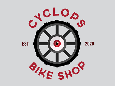 Cyclops Bike Shop art branding daily logo dailylogo dailylogochallenge design illustration illustrator logo vector