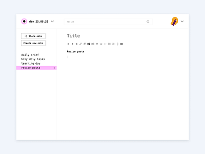 Editor - Journey: Note Taking Web App