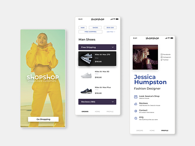 Shopshop: Marketplace App app design fashion marketing marketplace mobile app mobile app design mobile app ui ordering shipping shop shopping ui ui design ux design