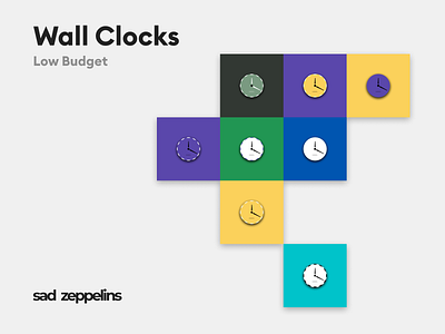 Low Budget: Wall Clocks with Figma clock creative design figma figma design for fun fun low budget wall clocks watch