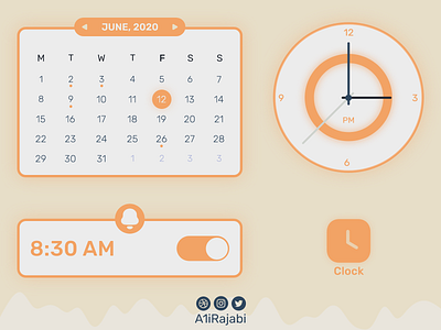 Calendar and alarm