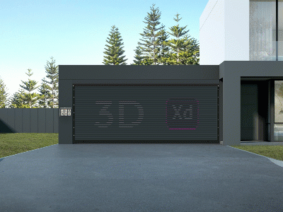 Adobe XD Playoff: Garage door