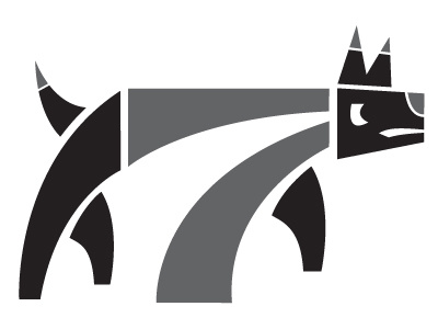 Seven Dog Logo dog illustration logo mark seven