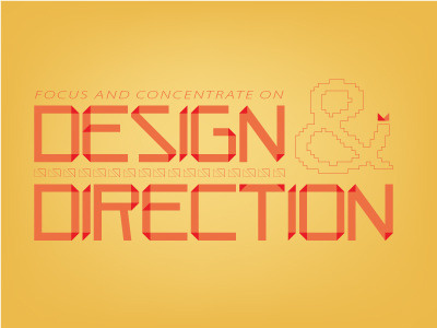 Design Direction Final design direction orange red orange vectore