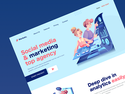 Landing Page Design Social Media