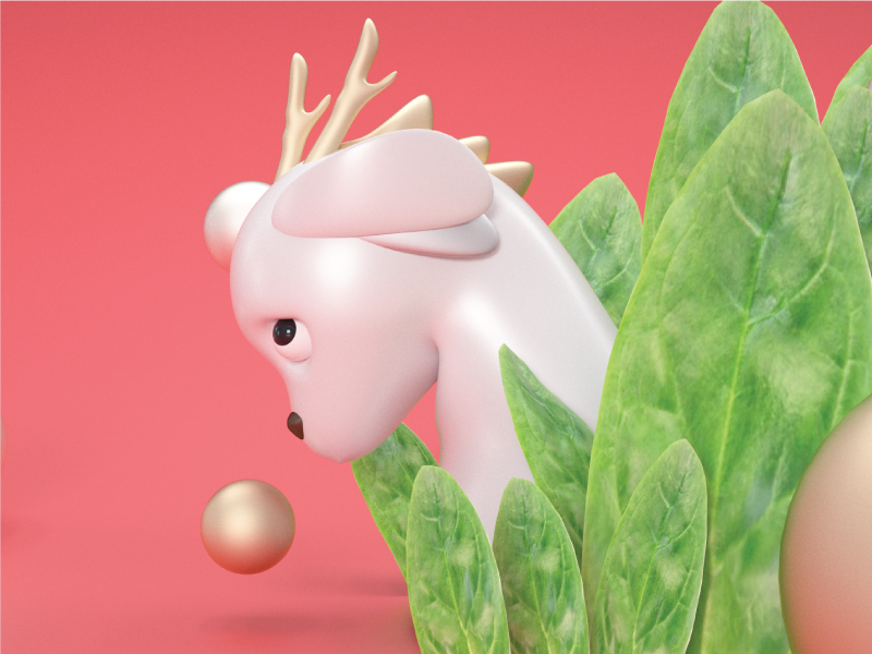 Little Dragon character design cinema 4d c4d 3d