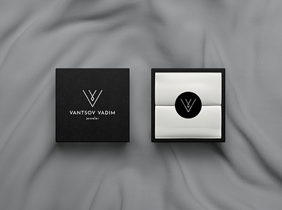 Vantsov Vadim jeweler branding design gold graphic design jeweler jewelry logo logomark necklace rings silver vector