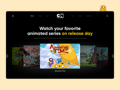 Cartoon Network - A bright cartoon channel