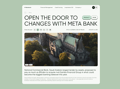 MetaBank - Web design bank banking card coin finance fintech meta pay spend ui ux vault wallet webdesign website website