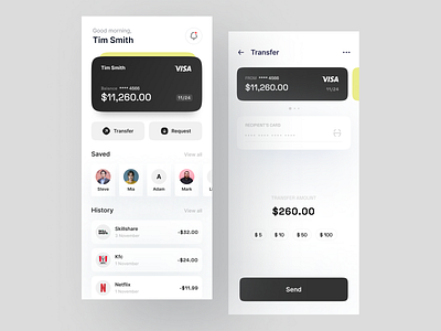 Finance App Design