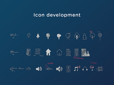 Mobile network software animation blue development icon icons sketch