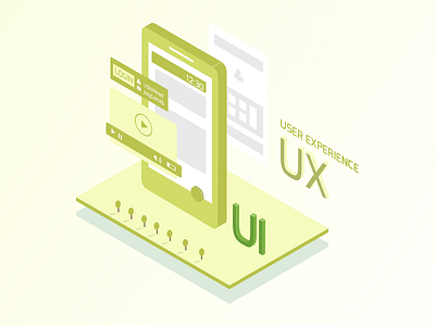 Isometric UX/UI Design