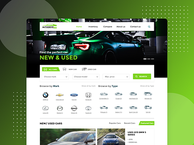 Homepage Car Dealer Concept