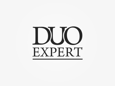 Duo Expert accountant logo duo duo logo expert expert logo finance logo