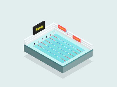 Daily_06_Swimming Pool 3d illustration