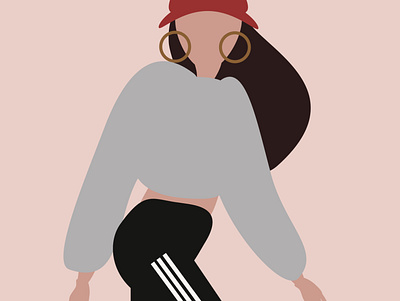 girrrl colors girl illustration streetwear