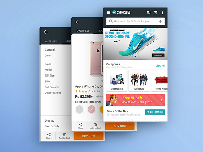 Shopclues App Concept