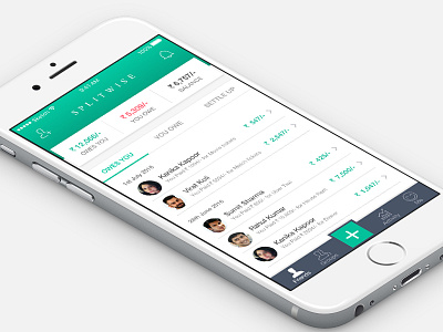 SPLITWISE APP app bills cash friends ios mobile money profile redesign splitwise