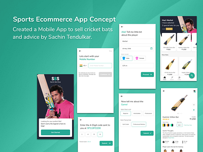 Sports Ecommerce App Concept application branding design ecommerce online product shopping ui user experience ux