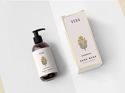 Veda branding design graphic graphic design logo minimal packaging design print design