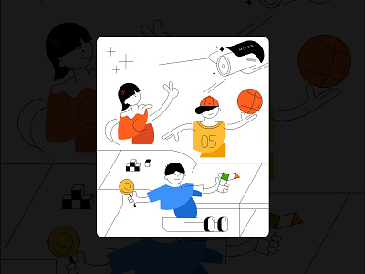 Paipai-24 app design illustration ui