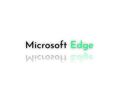 Edge branding flat logo vector