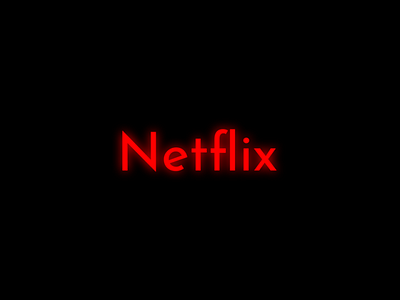 Netflix branding flat logo vector