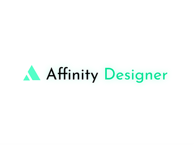 Affinity Designer branding flat logo vector