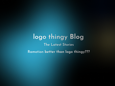 logo thingy Blog Concept app design minimal ui