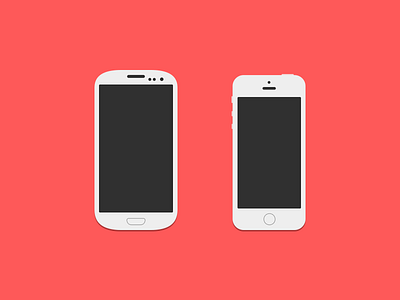 Smartphone black ciotti device flat galaxy iphone iphone5 nicolas red s3 smartphone white
