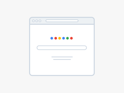 Google flat google illustration icon minimal