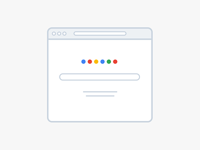 Google flat google illustration icon minimal